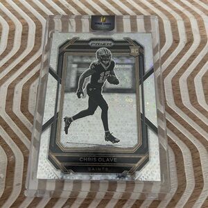 2022 Panini Prizm Chris Olave Rookie Card – New Orleans Saints WR Trading Card